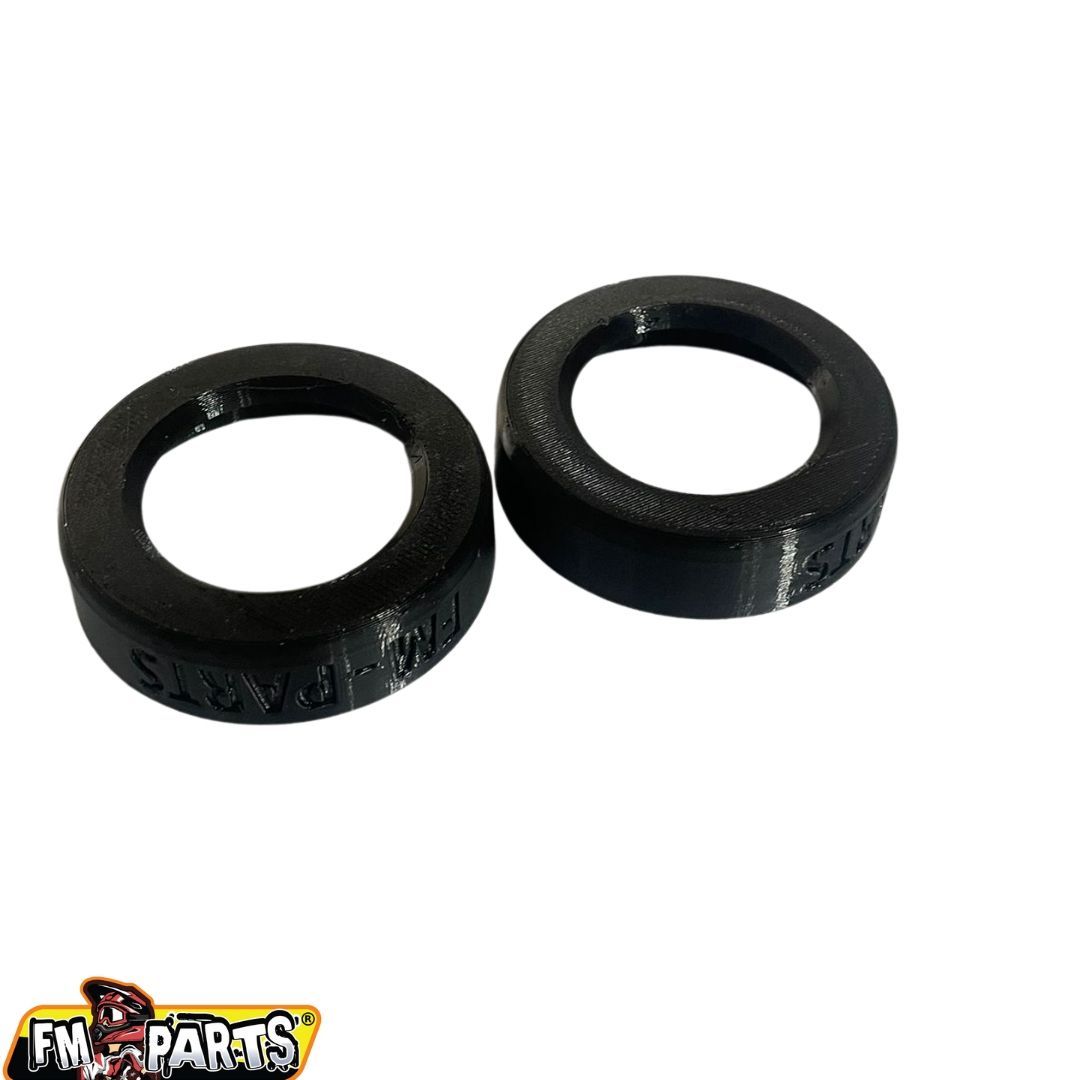 FM Parts Front Wheel Bearing Protections KTM / Husqvarna / GasGas 2024-2026 - Black (4)