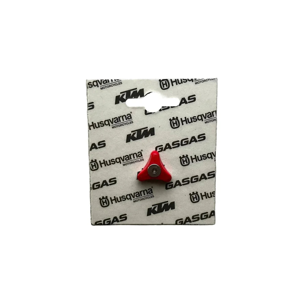 Red Front Fork Rebound Adjuster OEM KTM Husqvarna - 48601118ST