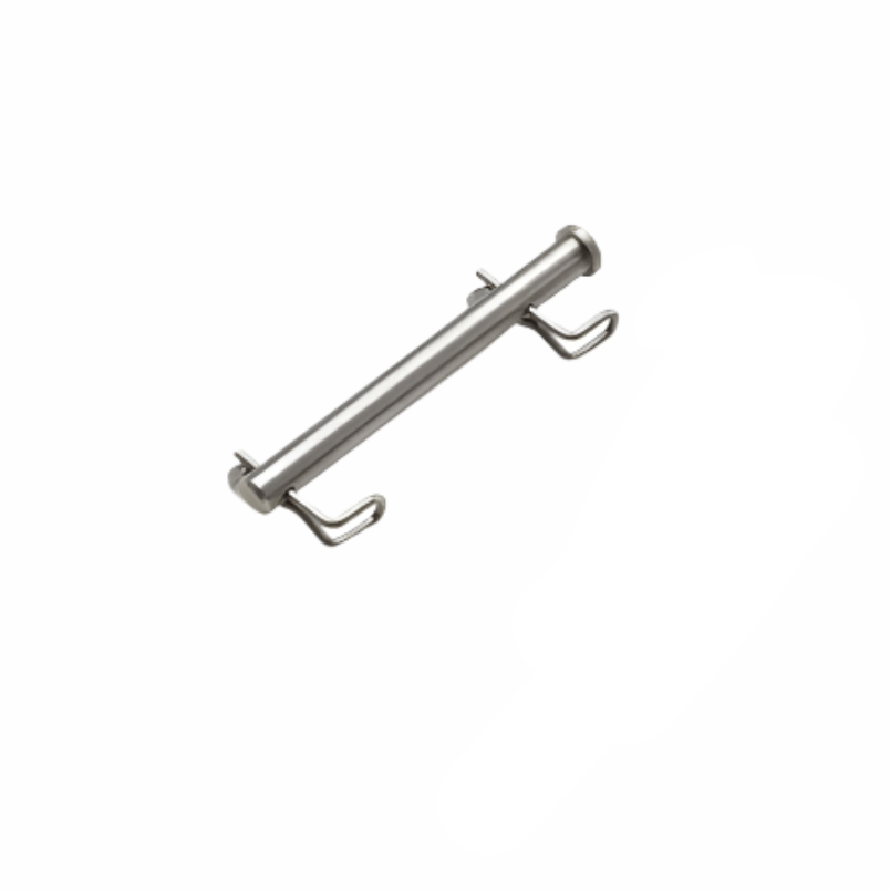 Silver bolt front brake calipers for motor vehicles, isolated on a white background