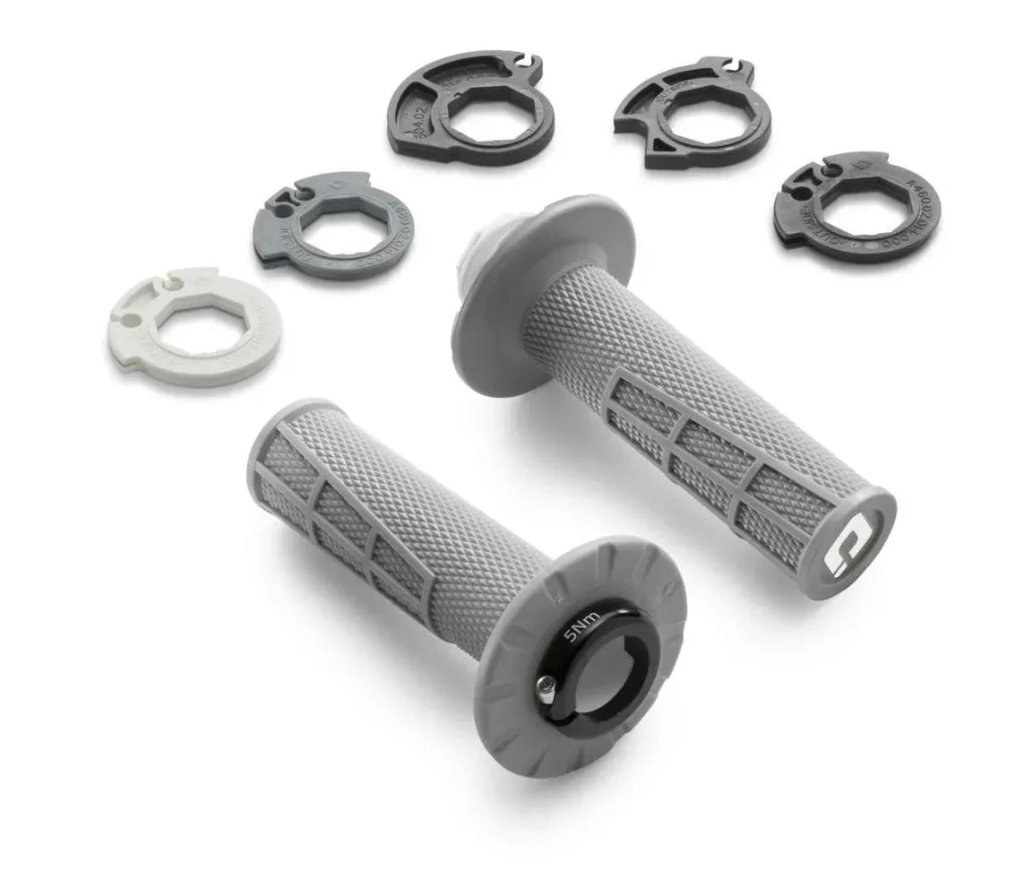 UNCUT lock-on Gript Set 2017-2025 KTM/HUSQVARNA/GASGAS MX/ENDURO 2T/4T — Grey