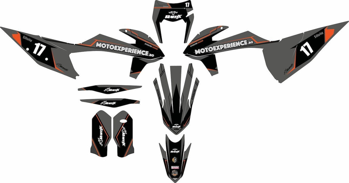 Black Stickers for KTM 2020-2023 2T/4T all models