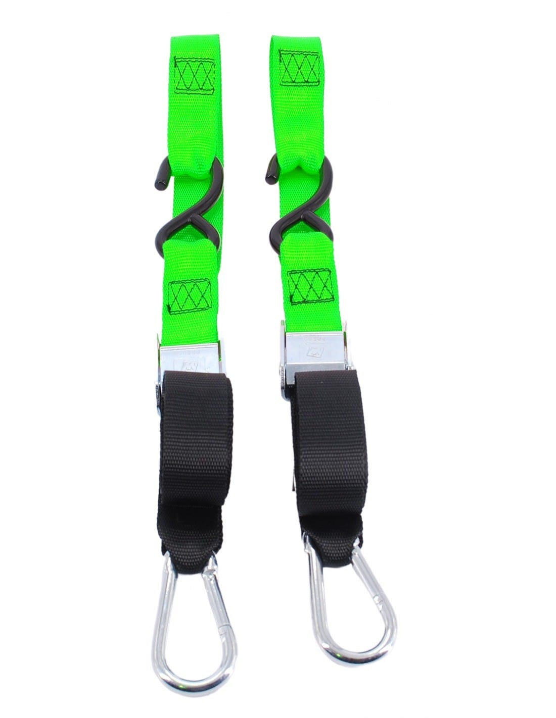 Motorcycle tie downs Strap Gorillas Grip 38mm black/green Enduro Expert