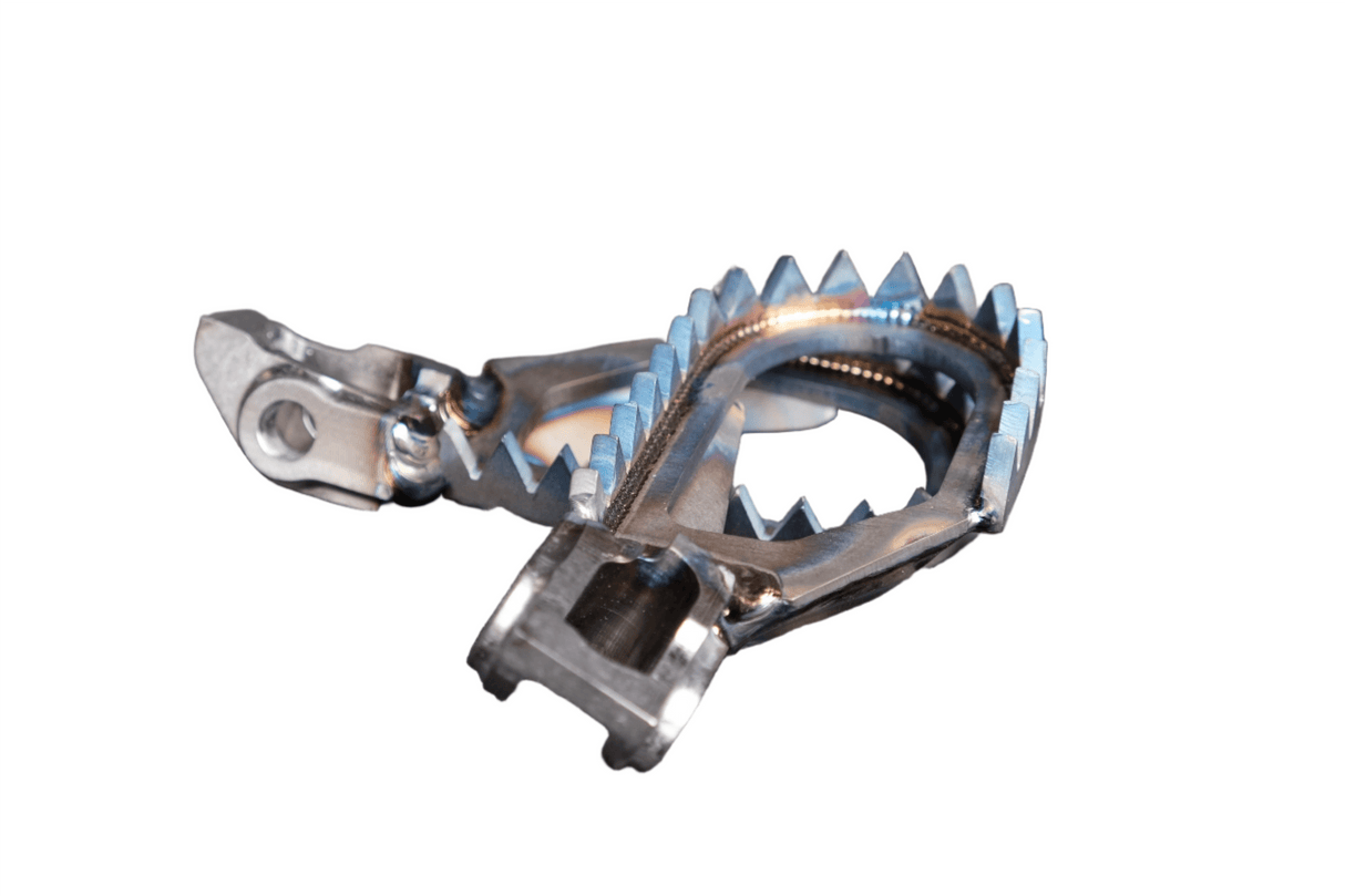 RamX Titanium Footpegs 2024/2025 KTM/HUSQVARNA/GASGAS (5mm down / 5mm back)