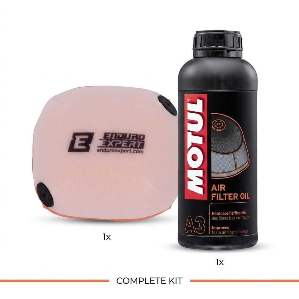 Enduro Expert Air Filter 2017–2023 + Motul Air Filter Oil A3 kit