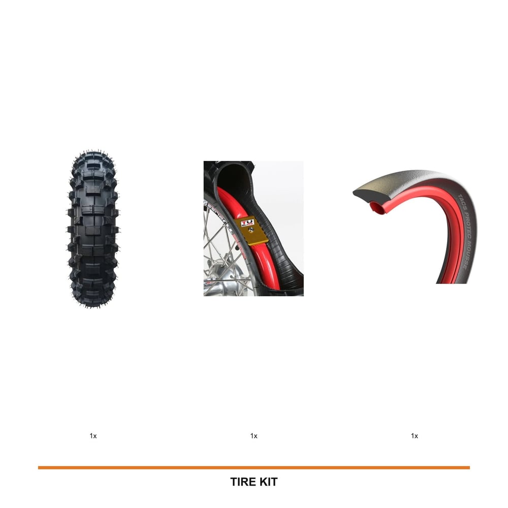 IRON GRIP TRX Extreme Soft Rear + Tubliss 18 + TACS Half Mousse Medium kit