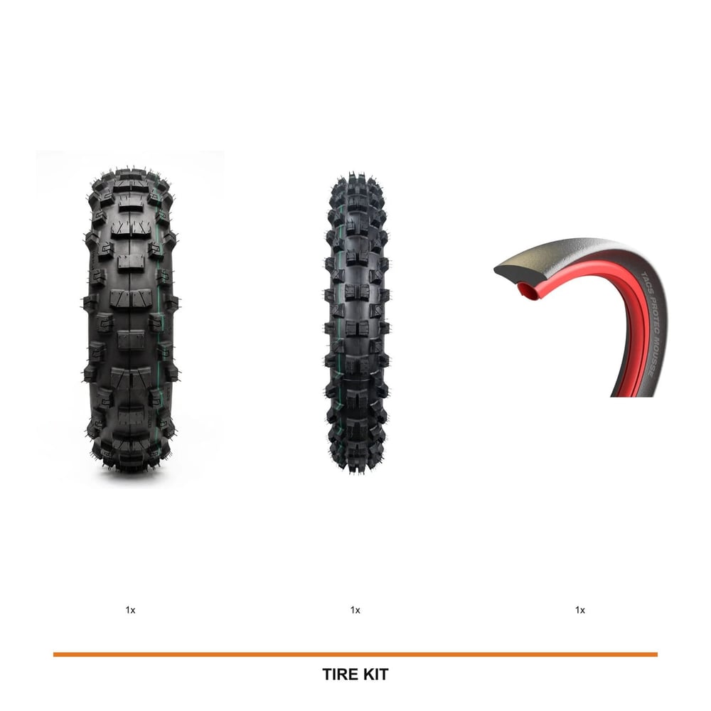 IRON GRIP XC95 Soft Rear + TRX Front Soft + TACS Front Mousse kit