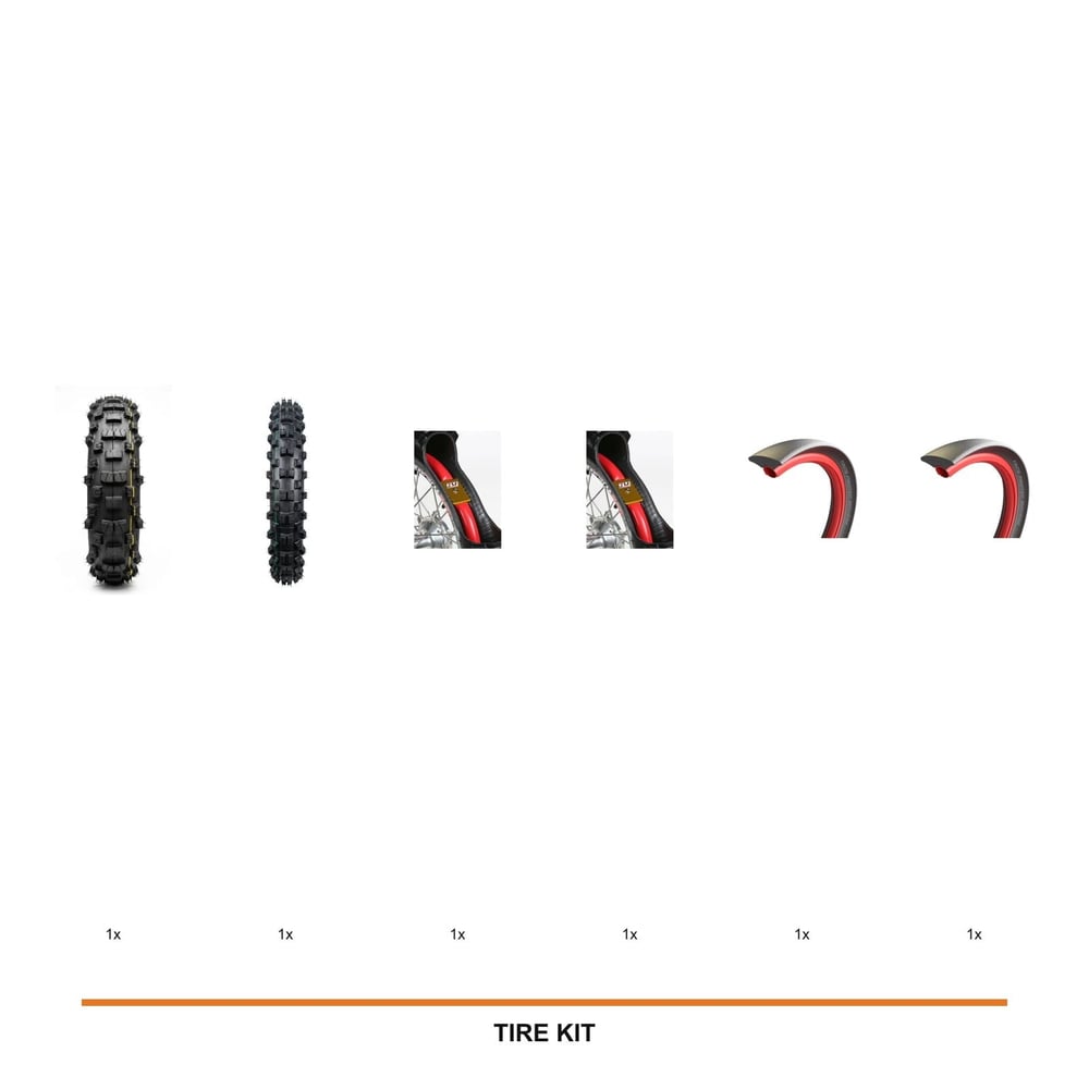 IRON GRIP XC95 Super Soft Rear + TRX Soft Front + Dual Tubliss + Dual TACS Mousse kit