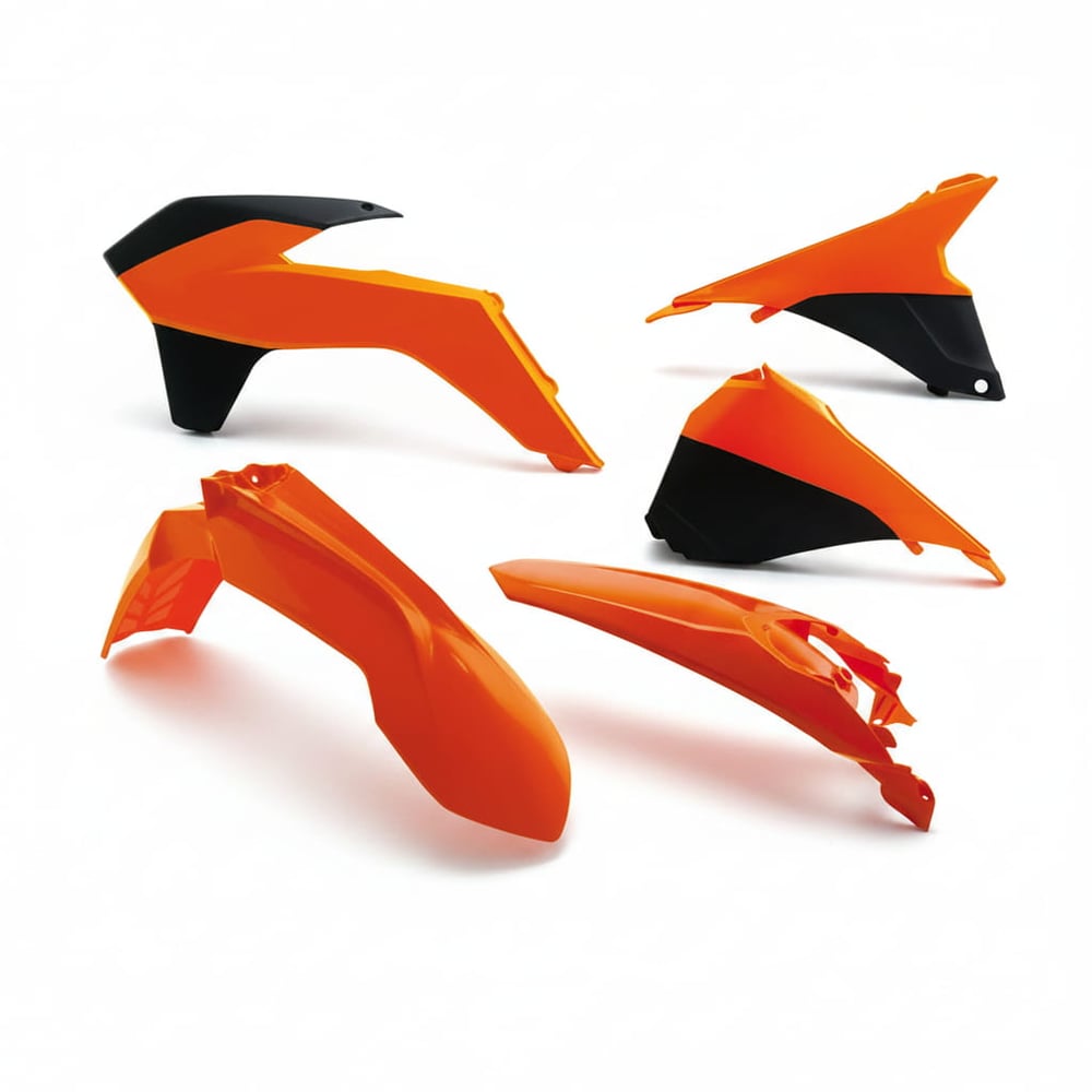 R-Tech Plastics Kit (with fork guards) KTM EXC/EXC-F 2014-2016