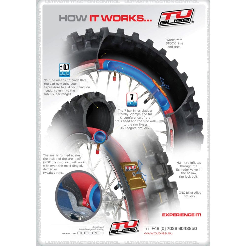 Tubliss System 18'' REAR Wheel ENDURO