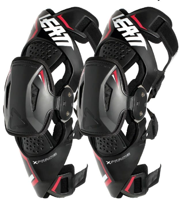 LEATT KNEE BRACES X-FRAME PRO CARBON BLACK/RED