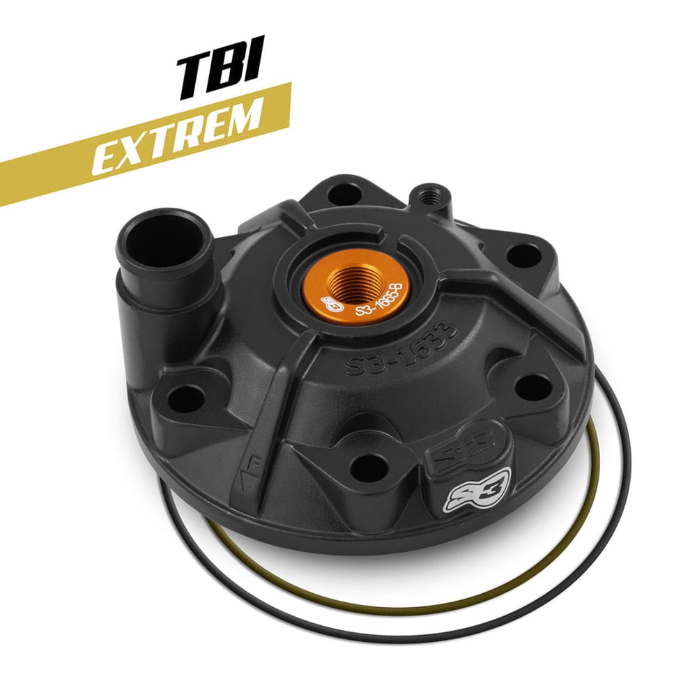 S3 XTREM Cylinder Head 300 Black TBI (2024+)