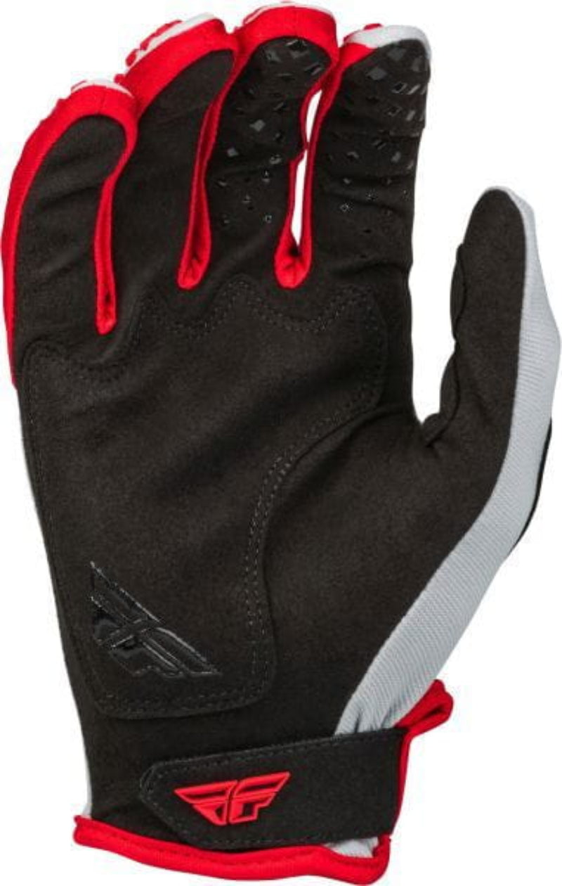 Gloves Off road FLY RACING KINETIC grey/red