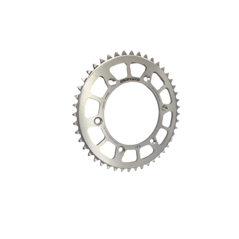 Rear sprocket KTM/Husqvarna/GasGas 1990-2025 silver (50T Teeth) aluminum