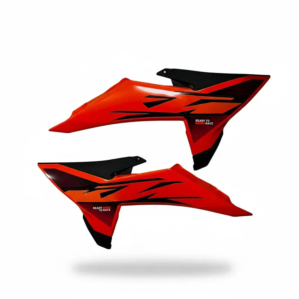 KTM 2026 Enduro Spoiler Set Orange/Black for EXC-F XC-W - A46008054100EBF