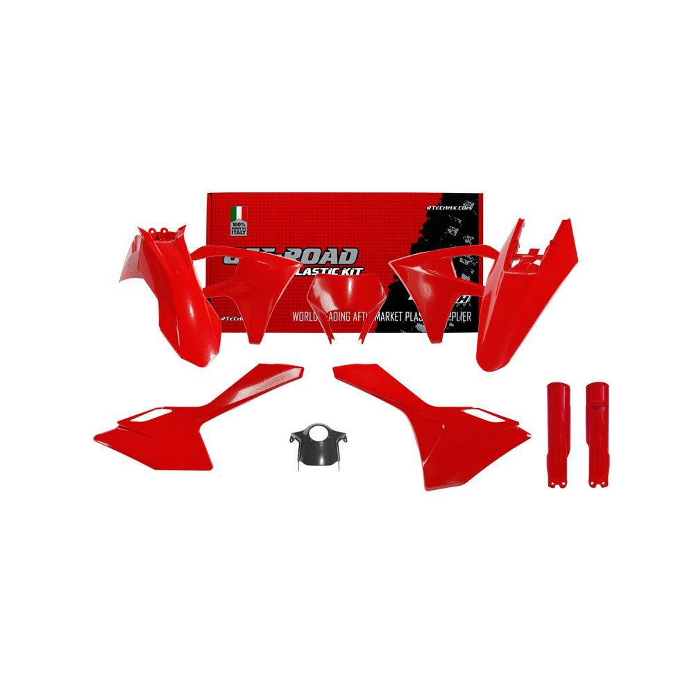 R-Tech Plastics Kit (with fork guards) Red GASGAS EC 2024-2026