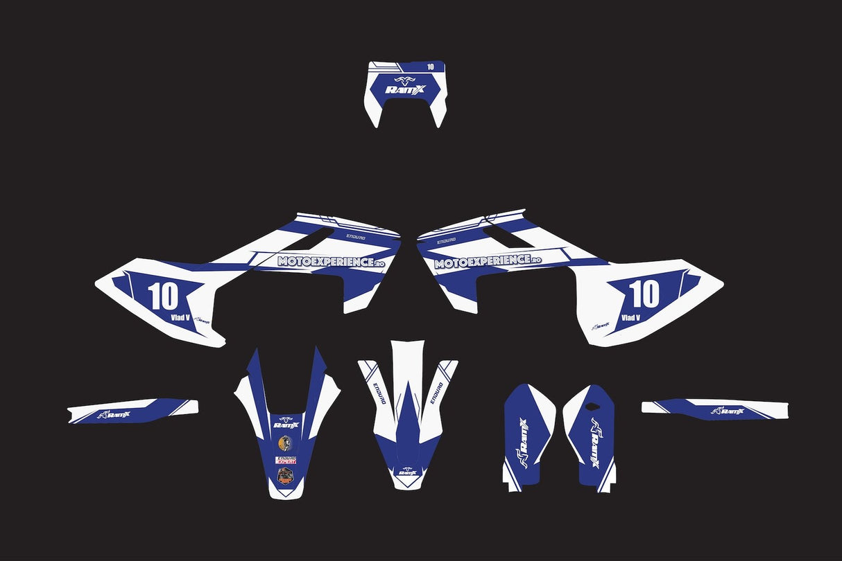 Blue Stickers for HUSQVARNA 2017-2019 2T/4T all models