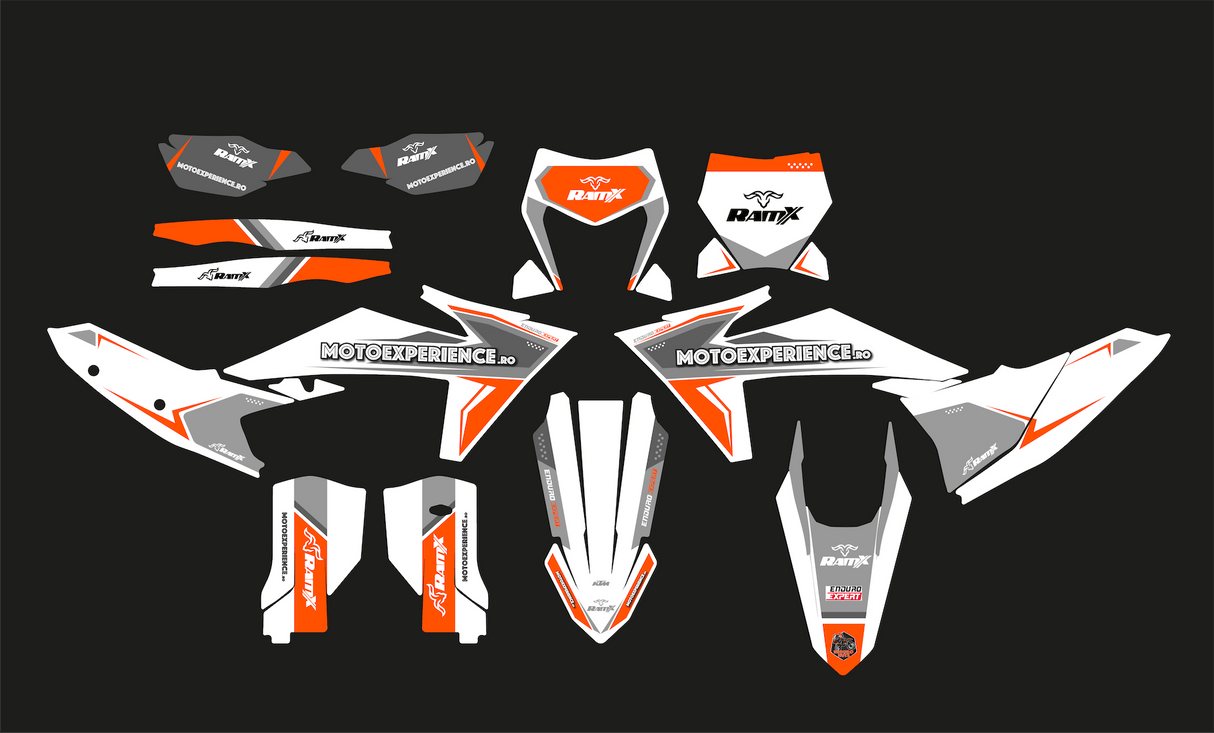 White Stickers for KTM 2024 2T/4T all models