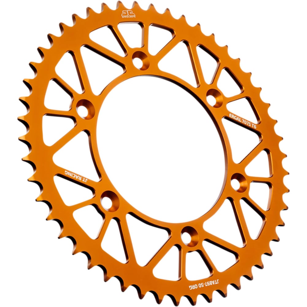 JT Rear sprocket 50 Teeth (50T) KTM/Husqvarna/GasGas 1990-2026 520 — Aluminium Orange
