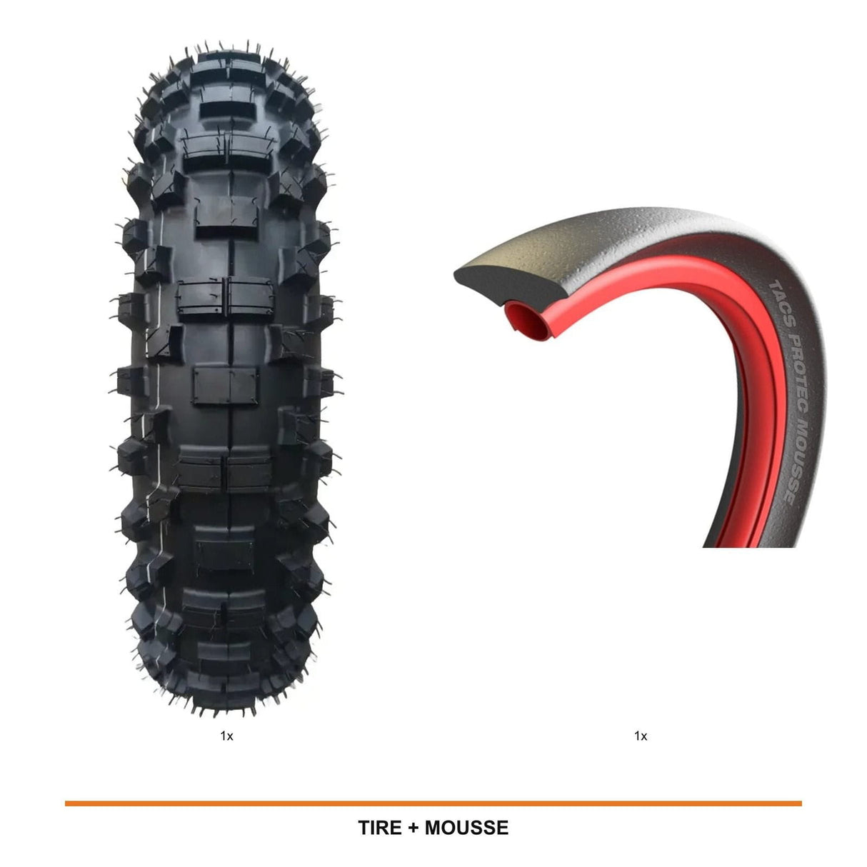 IRON GRIP TRX Extreme Soft Rear + TACS 18 Rear Medium kit