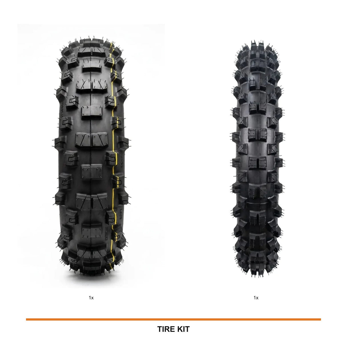 IRON GRIP XC95 Super Soft Rear + TRX Front Medium kit