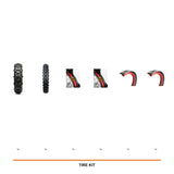 IRON GRIP XC95 Super Soft Rear + TRX Soft Front + Dual Tubliss + Dual TACS Mousse kit