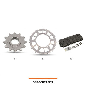 JT 12T + EE 47T + JT 520 Chain kit