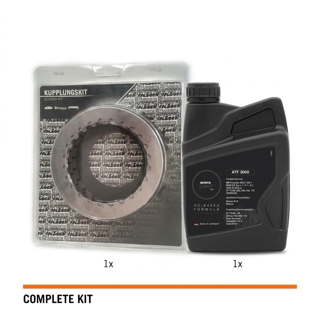 OEM 2T Clutch Kit + Avista EVO ATF 3000 kit