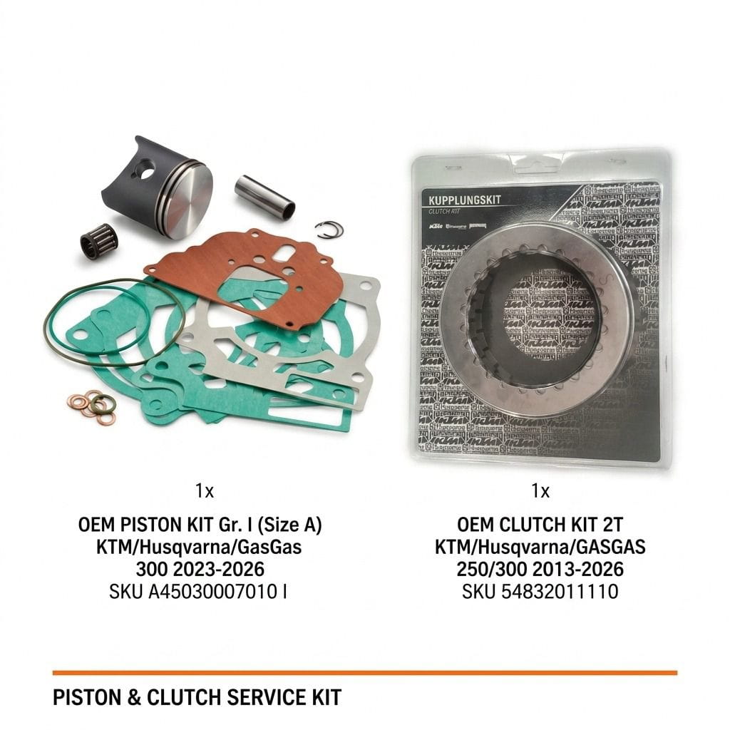 OEM 300 Piston Gr.I + Clutch Kit 2023–2026 kit