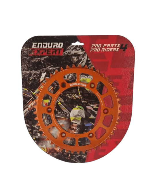 Enduro Expert Rear sprocket 50 Teeth (50T) KTM/Husqvarna/GasGas 1990-2025 520 — Aluminium Orange