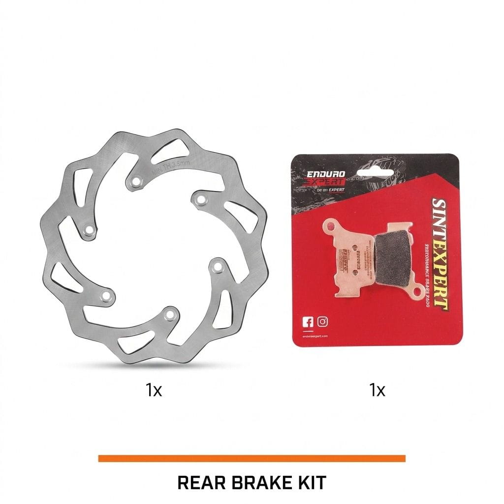 Rear Brake Disc + Sintered Pads kit