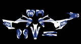 Stickers for HUSQVARNA 2020-2023 FLUO 2T/4T ENDURO/MX — Blue