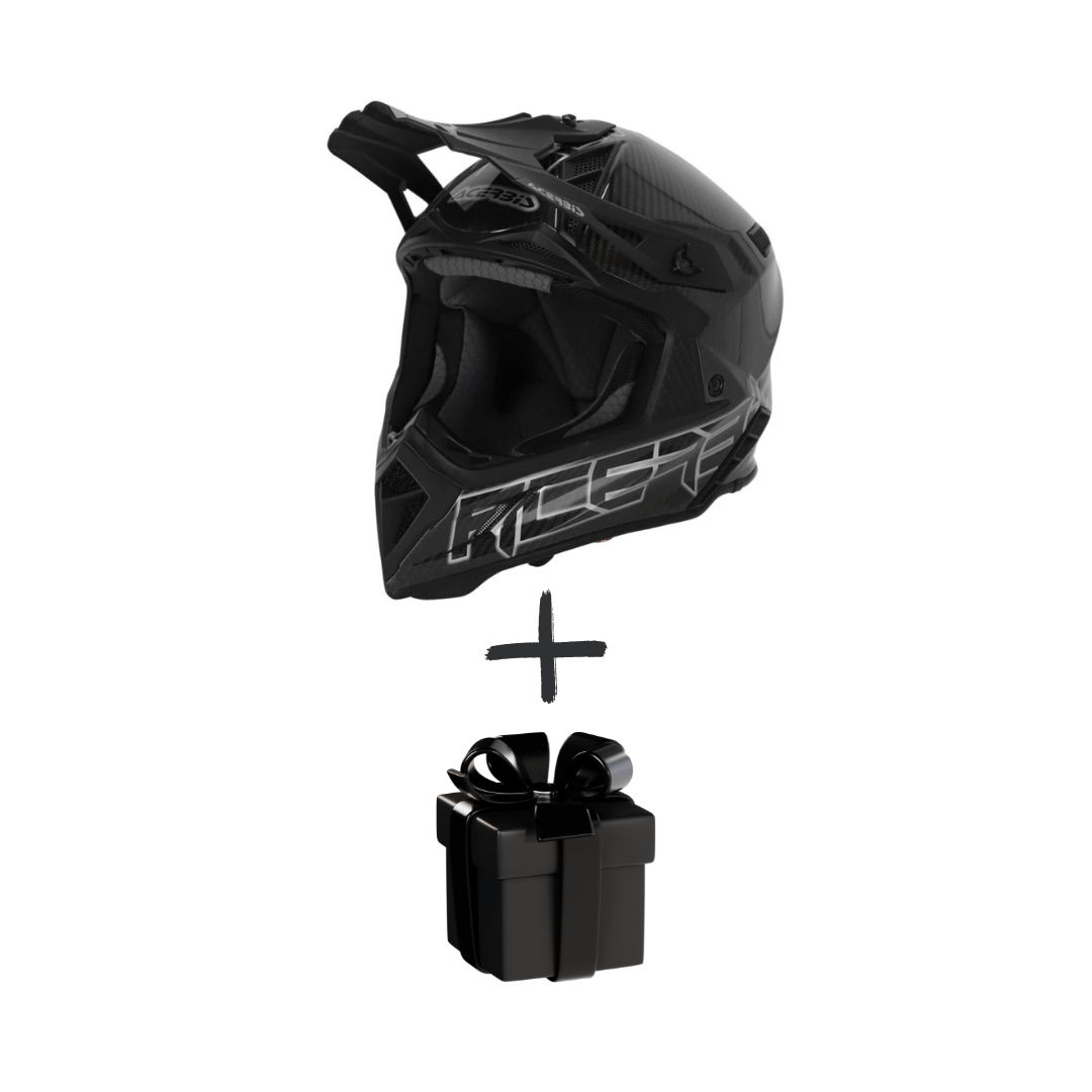 Acerbis Helmet Steel Carbon Black Grey