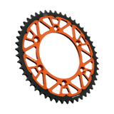 JT Rear sprocket 47 Teeth (47T) KTM/Husqvarna/GasGas 1990-2026 520 — Alu-steel hybrid Orange