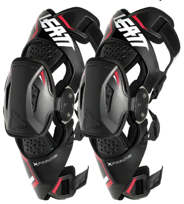 LEATT KNEE BRACES X-FRAME PRO CARBON BLACK/RED