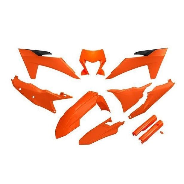 Plastic Kit KTM EXC/EXC-F 125-500 2t/4T 2024+ - UFO — Orange