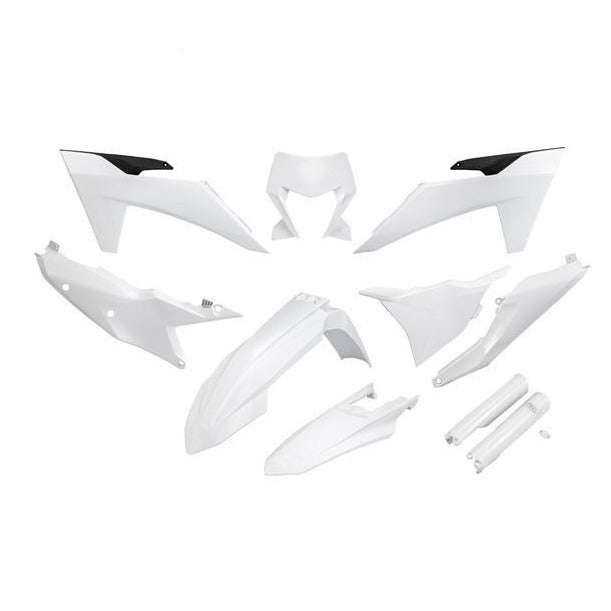 Plastic Kit KTM EXC/EXC-F 125-500 2T/4T 2024+ White - UFO