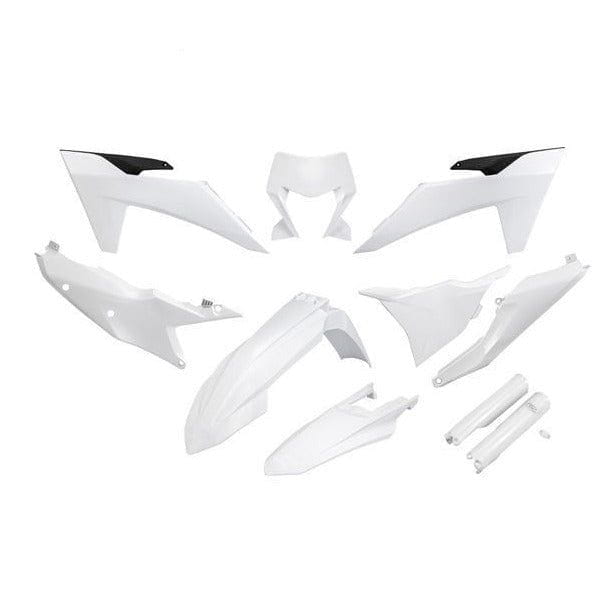 Plastic Kit KTM EXC/EXC-F 125-500 2t/4T 2024+ - UFO — White