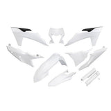 Plastic Kit KTM EXC/EXC-F 125-500 2t/4T 2024+ - UFO — White