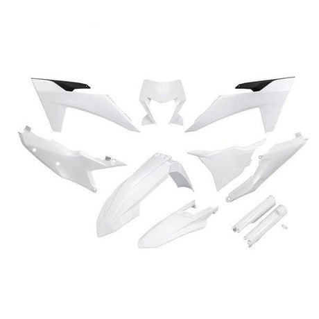 Plastic Kit KTM EXC/EXC-F 125-500 2t/4T 2024+ - UFO — White