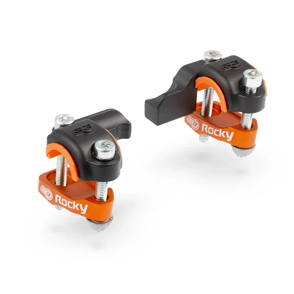 S3 Clamp Saver L+R for Brembo Master Cylinders — Orange