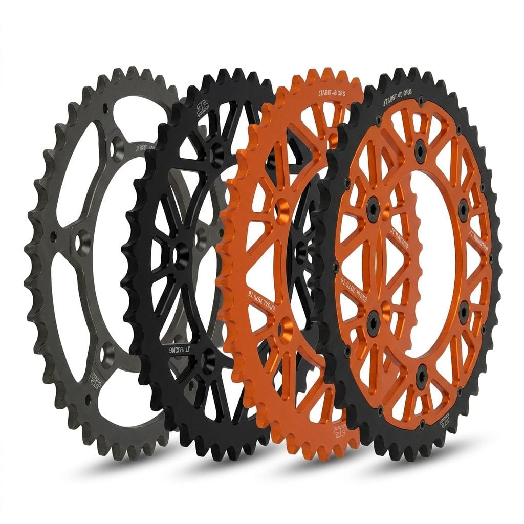 JT Rear sprocket 48 Teeth (48T) KTM/Husqvarna/GasGas 1990-2026 520 — all variants