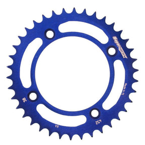 Supersprox RAL-452 blue aluminium 415 rear sprocket