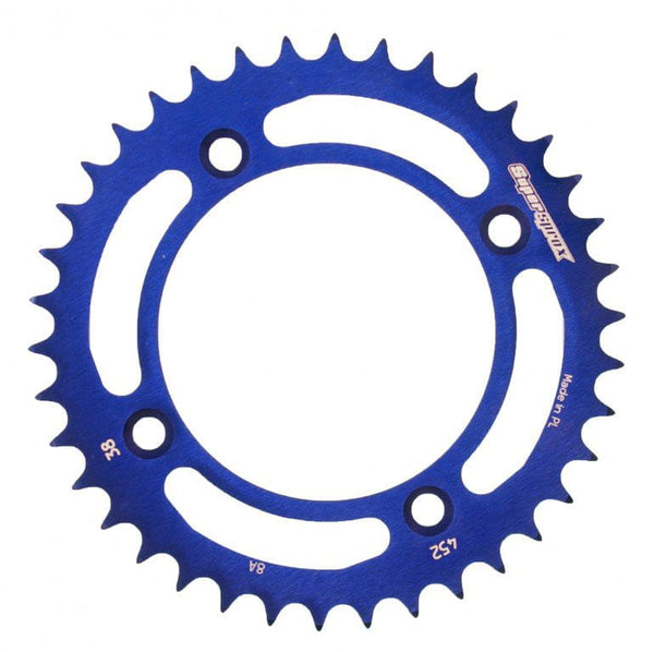 Supersprox RAL-452 blue aluminium 415 rear sprocket