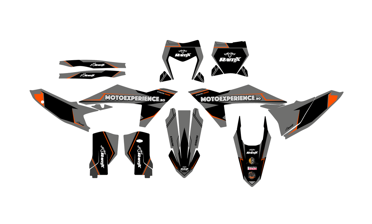 Black Stickers for KTM 2024 2T/4T all models