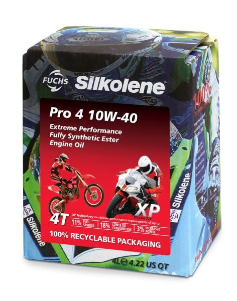 Oil 4 Stroke 10W40 SILKOLENE PRO 4 XP 4L Full-synthetic