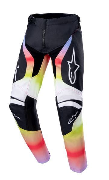 YOUTH Trousers Off road ALPINESTARS MX YOUTH RACER SEMI black/blue/pink/white/yellow