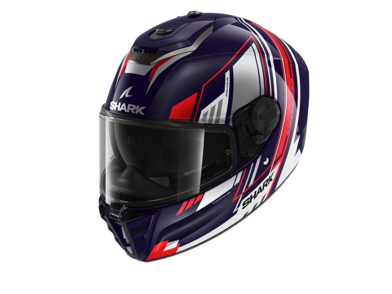 Helmet Integral SHARK SPARTAN RS BYHRON grey/navy blue/red