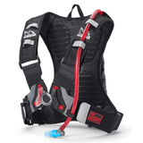 USWE Moto Hydro 3 Hydration Pack 3L - back view with No Dancing Monkey harness