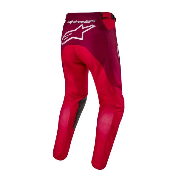 Men Trousers Off road ALPINESTARS MX RACER red/burgundy