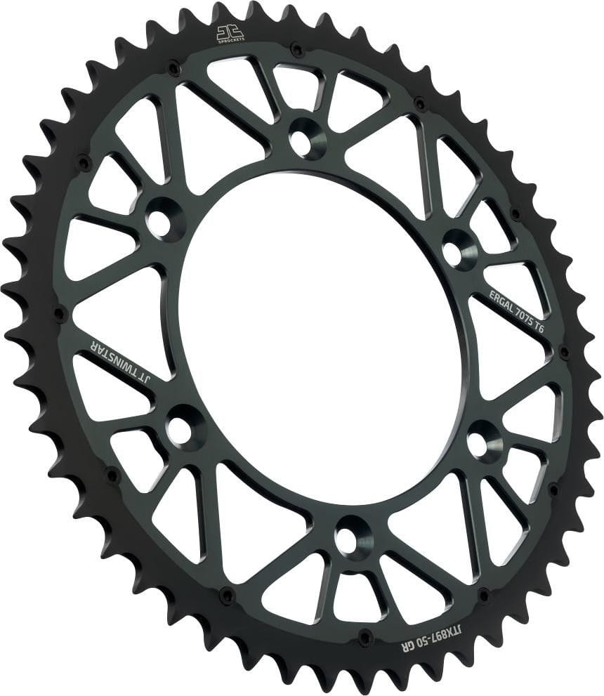 JT Rear sprocket 50 Teeth KTM/HUSQVARNA/GASGAS 1990-2026 Aluminium with Steel Graphite
